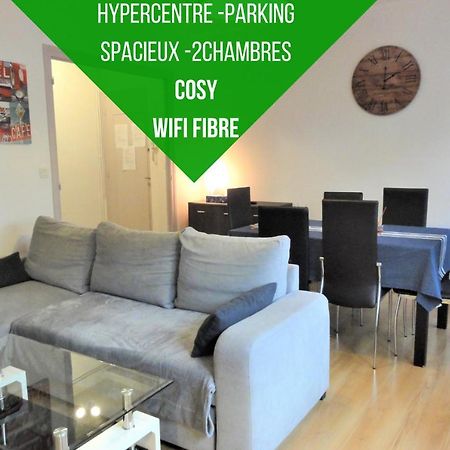 Le Voltaire -2 Chambres- 70M2- Hypercentre-Parking-Wifi Fibre- Nouvelle Literie Tarbes Exteriör bild