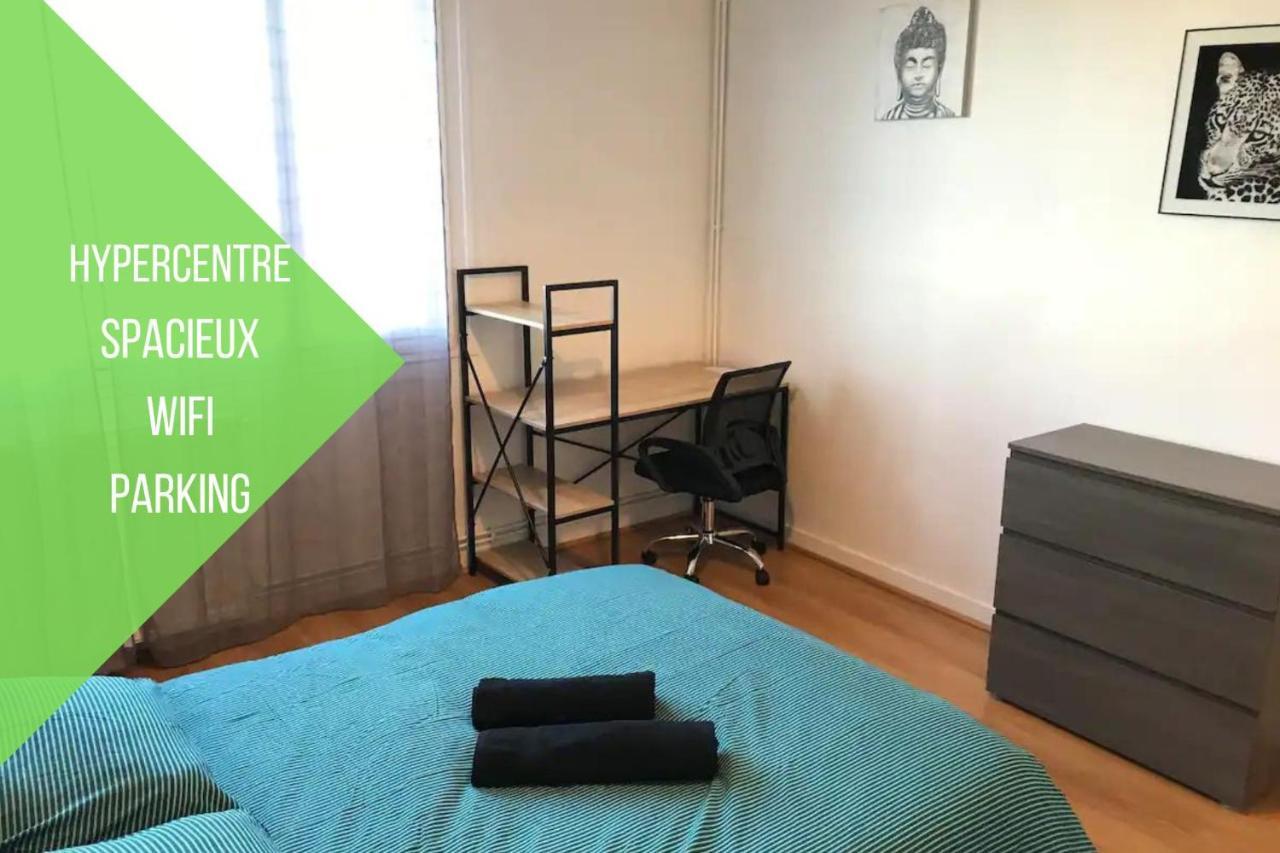 Le Voltaire -2 Chambres- 70M2- Hypercentre-Parking-Wifi Fibre- Nouvelle Literie Tarbes Exteriör bild