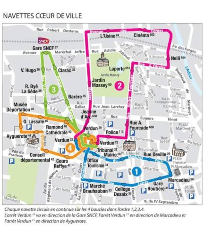 Le Voltaire -2 Chambres- 70M2- Hypercentre-Parking-Wifi Fibre- Nouvelle Literie Tarbes Exteriör bild