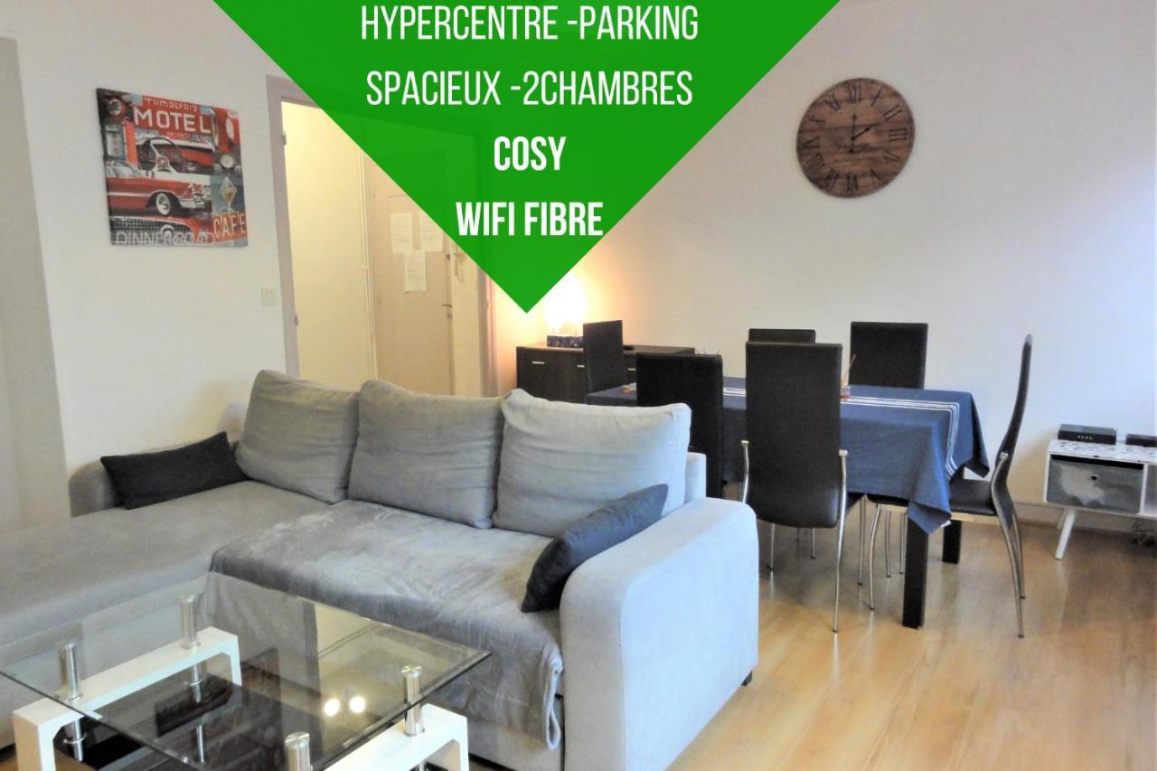 Le Voltaire -2 Chambres- 70M2- Hypercentre-Parking-Wifi Fibre- Nouvelle Literie Tarbes Exteriör bild