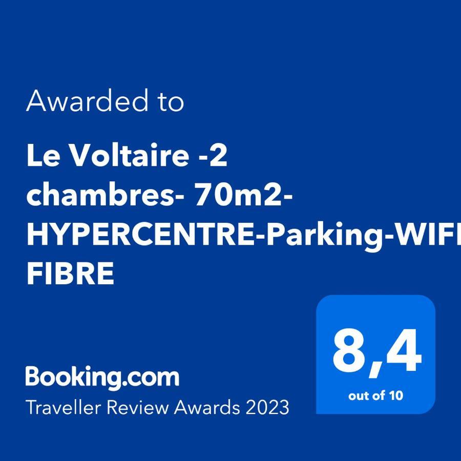 Le Voltaire -2 Chambres- 70M2- Hypercentre-Parking-Wifi Fibre- Nouvelle Literie Tarbes Exteriör bild